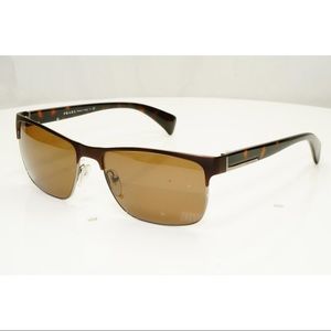 Men's Prada Brown/Tortoise Polarized Sunglasses SPR510